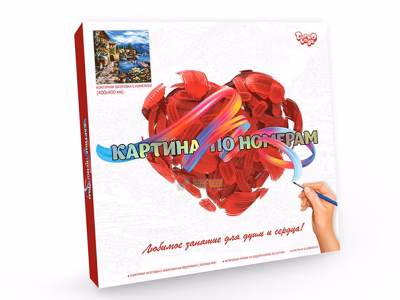 Набор для творчества Картина по номерам (KPN-02)