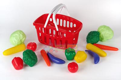 Набір овочей в корзині Toys Plast (ИП 18003)