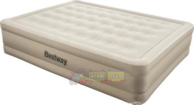 Bestway 69011, Надувная кровать со встроенным насосом 203х152х43 см