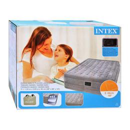 Intex 66958, Надувная кровать Ultra Plush Bed 203х152х46 см