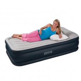 Intex 67732, Надувная кровать с электрическим насосом 202х102х48 см
