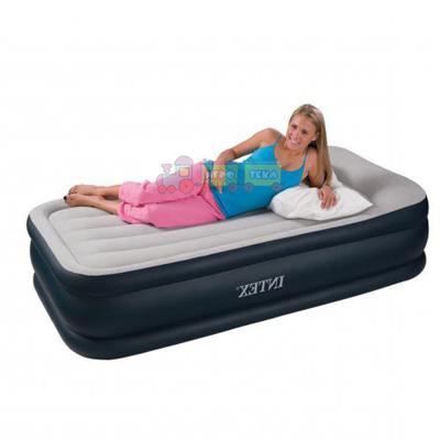 Intex 67732, Надувная кровать с электрическим насосом 202х102х48 см