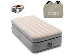 Надувне ліжко Intex 64162 191х99х51 см з вбудованим електричним насосом