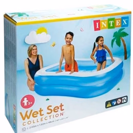 Надувной детский бассейн SWIM CENTER 203х152х48 см Intex 57180