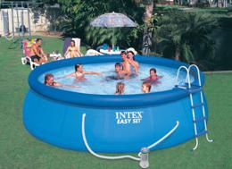 Intex 56912 Надувной бассейн Easy Set Pool с фильтрующим насосом (457х122 см)
