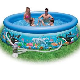 Intex 28126 Надувной бассейн Easy Ocean Set Pool (305х76 см)