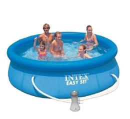 Intex 28122, 56922 Надувной бассейн Easy Set Pool с фильтрующим насосом (305х76 см)