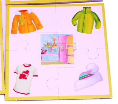 Настольная игра Ассоциации Мама и малыш.Обобщение. Собери квадрат Danko toys (VT1601-03) 