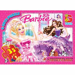 Пазлы G-Toys BA001 Barbie, 35 эл. 