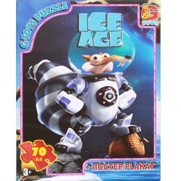 Пазлы ТМ G-Toys AA001020 из серии "Ice Age" (Ледниковый период) 