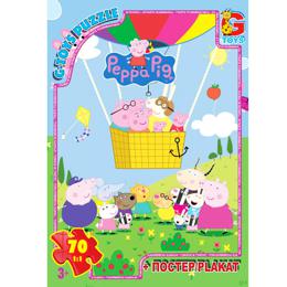 Пазлы ТМ G-Toys PP015 из серии Свинка Пеппа 