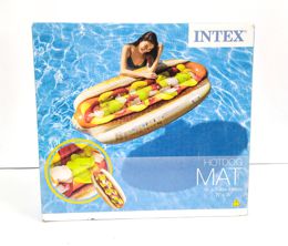 ​Пляжний надувний матрац Intex Хот-дог 180х89 см (58771)