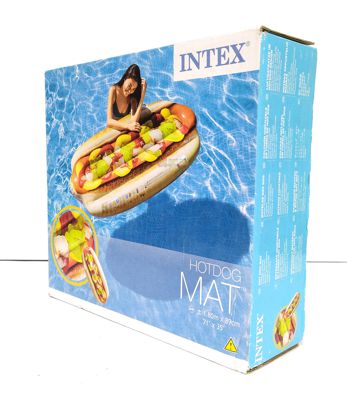 Пляжный надувной матрас Intex Хот-дог 180х89 см (58771)