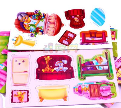 Развивающая игра Пазлы-липучки Мой дом Vladi Toys (VT1602-02) 