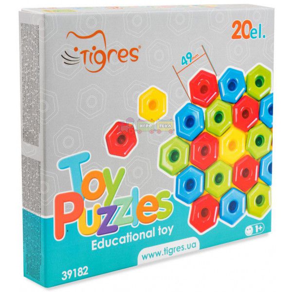 Развивающая игрушка Tigres Игро-Пазлы 20 элементов 39182