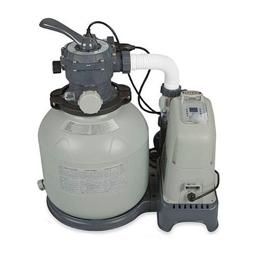 Intex 28682, Система очистки воды: фильтр-насос с хлоргенератором