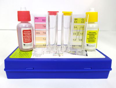 Тестирующий комплект для определения уровня pH и концентрации Cl