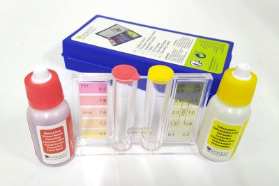 Тестирующий комплект для определения уровня pH и концентрации Cl