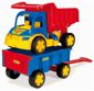 Большой игрушечный грузовик Wader Гигант + тележка 65100