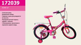 Велосипед детский 2-хколесный 172039 20'
