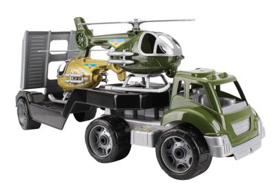Военный транспорт тягач с вертолетами ТехноК 9185