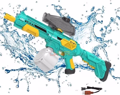Водяной аккумуляторный автомат KB1291-GREEN , водяной бластер с автоматическим забором воды